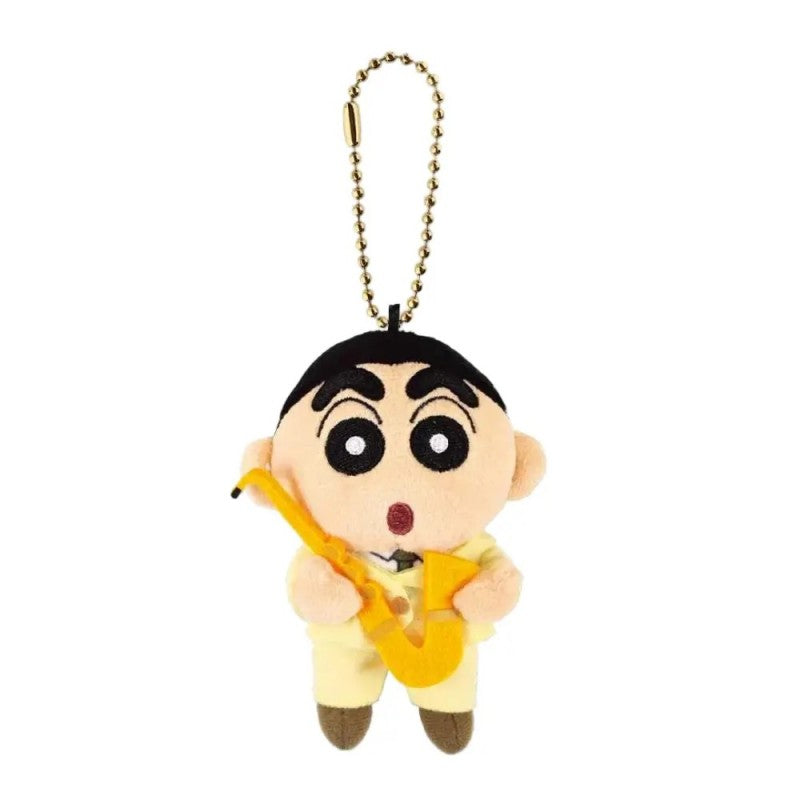 T's Factory Crayon Shin-chan Mascot Holder Brass Band Club