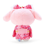 Sanrio Mascot Holder My Melody Sakura Kimono Pink