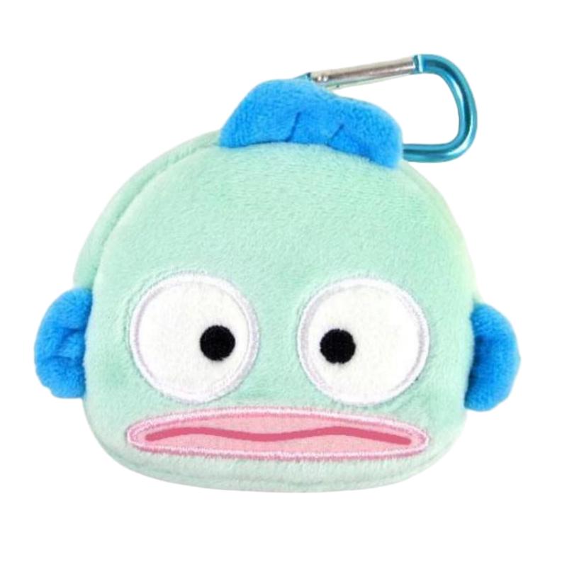 Nakajima Sanrio Mascot Mini Pouch with Carabiner Hangyodon
