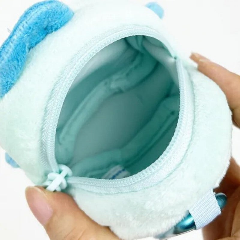 Nakajima Sanrio Mascot Mini Pouch with Carabiner Hangyodon