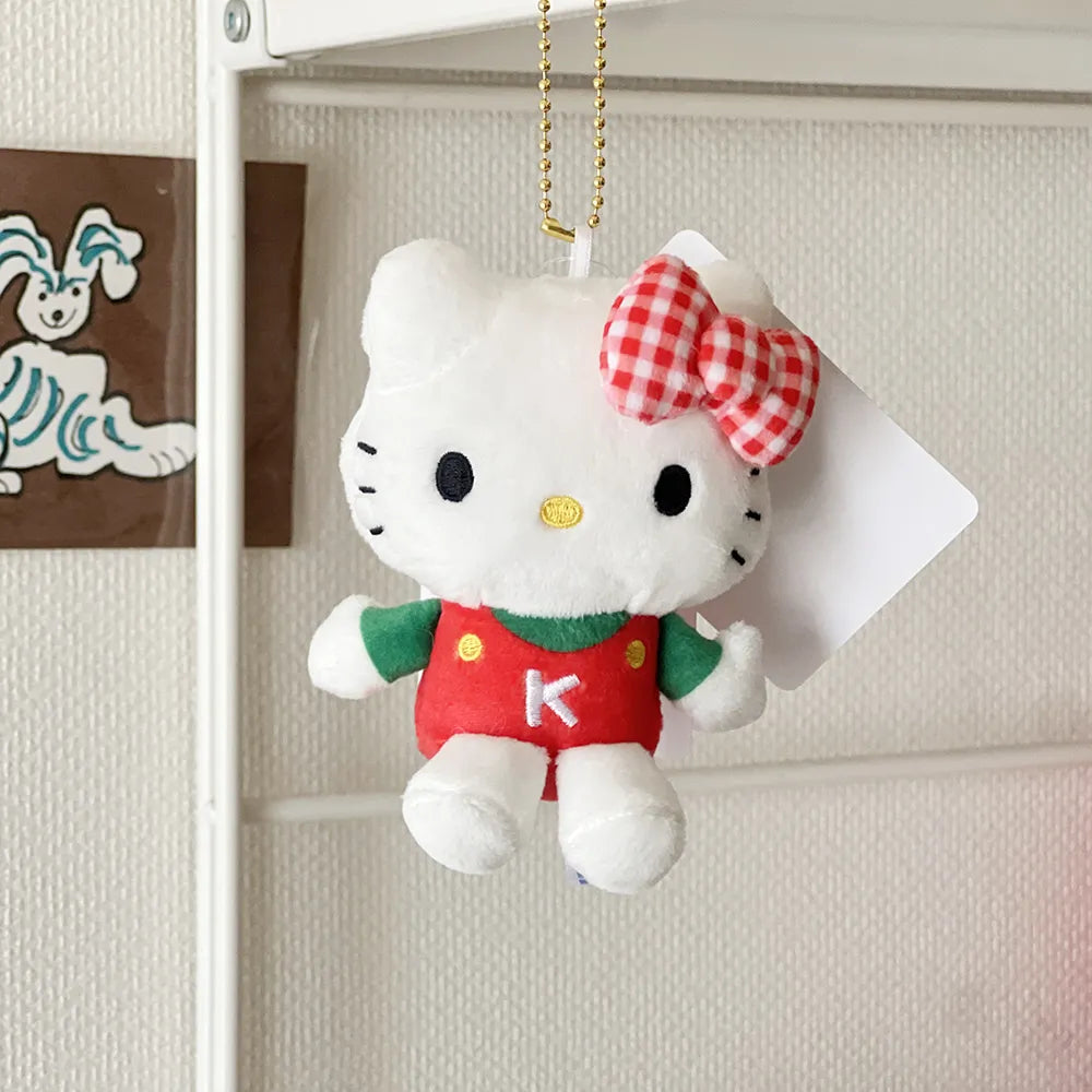 Sanrio三丽鸥Hello Kitty玩偶挂件红裙