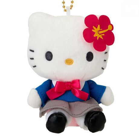 Sanrio三丽鸥Hello Kitty辣妹玩偶挂件蓝色制服
