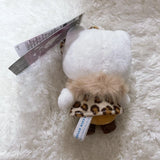 Sanrio三丽鸥豹纹Hello Kitty玩偶挂件棕色