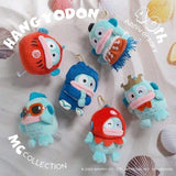 Nakajima Sanrio Mascot Holder Hangyodon 40th Anniversary Crown