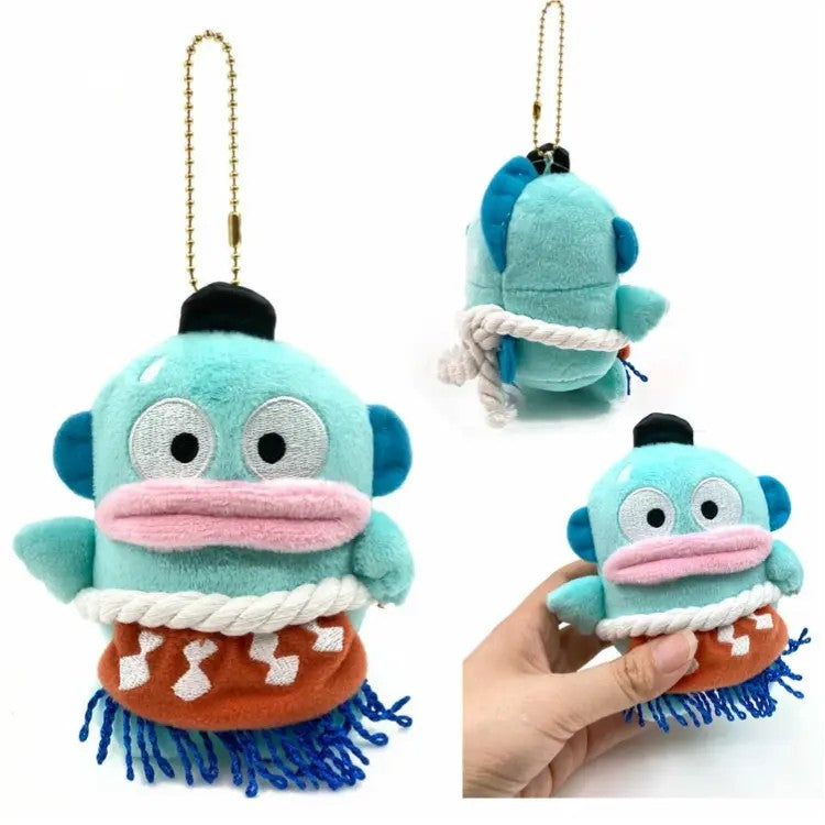 Nakajima Sanrio Mascot Holder Hangyodon 40th Anniversary Sumo Wrestler