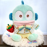 Nakajima Sanrio Plush Toy M Hangyodon Strawberry Newspaper 50th Anniversary