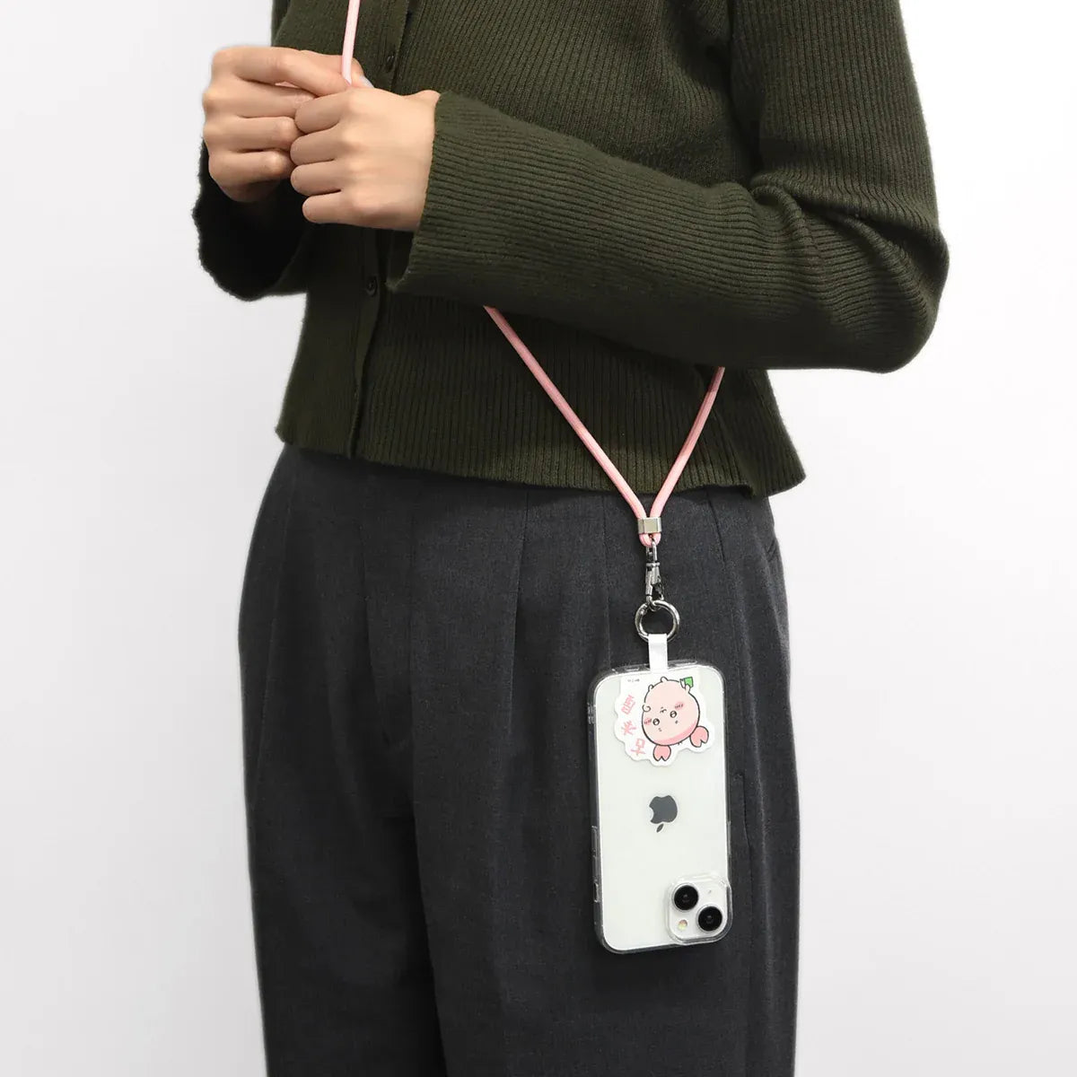Chiikawa Multi Ring Plus with Shoulder Strap Furuhonya Kani-chan