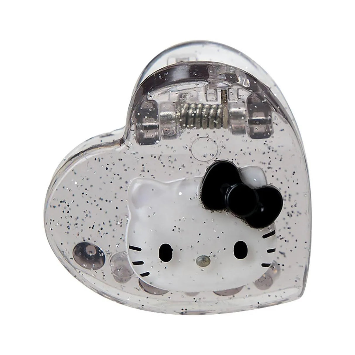 Sanrio Mini Hair Clip Set Hello Kitty Metallic Sliver