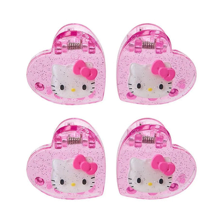 Sanrio Mini Hair Clip Set Hello Kitty Metallic