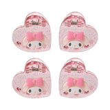 Sanrio Mini Hair Clip Set My Melody Metallic