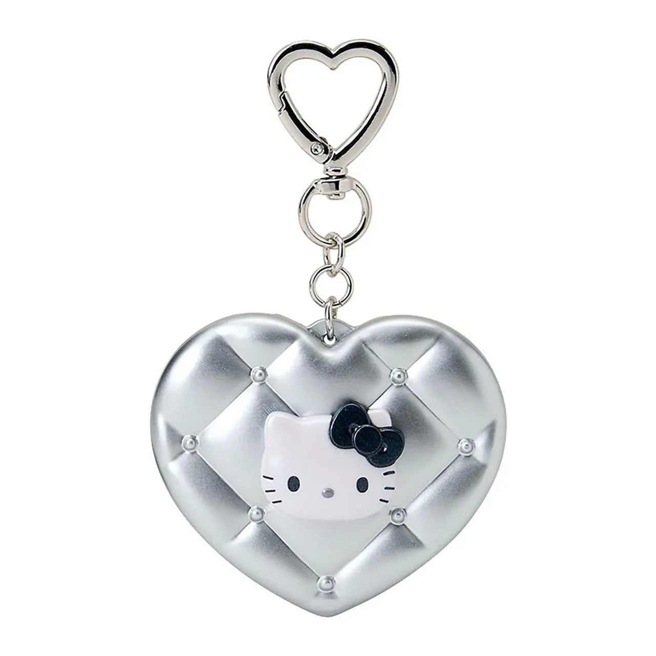 HELLO KITTY silver version キーホルダー⭐︎ Sanrio Mirror Mascot Keychain Hello Kitty Metallic – Fancylife
