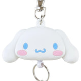 Sanrio Face Shaped Reel Keychain Cinnamoroll