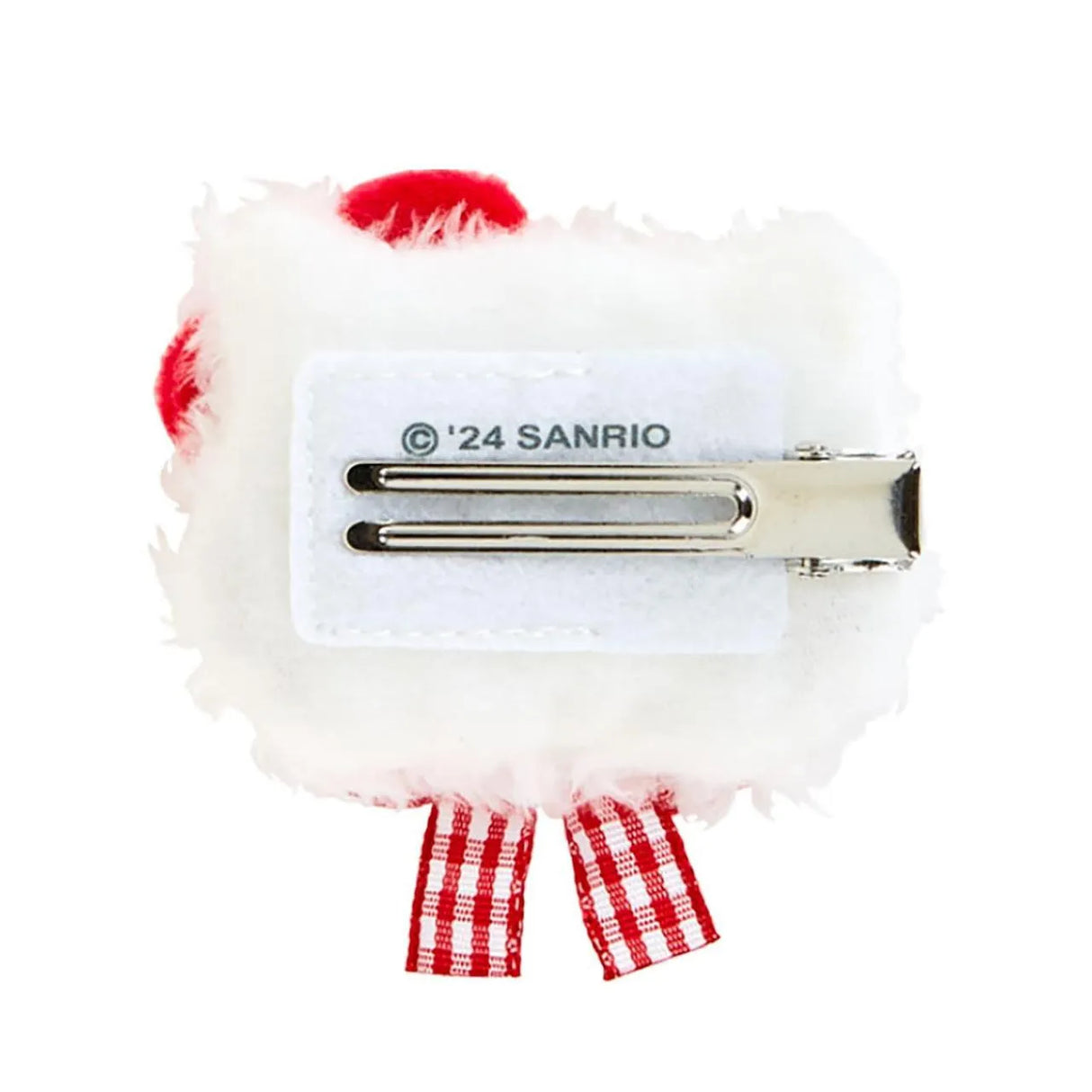 Sanrio三丽鸥脸型毛绒发夹Hello Kitty