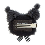 Sanrio Face Shape Hair Clip Pin Kuromi