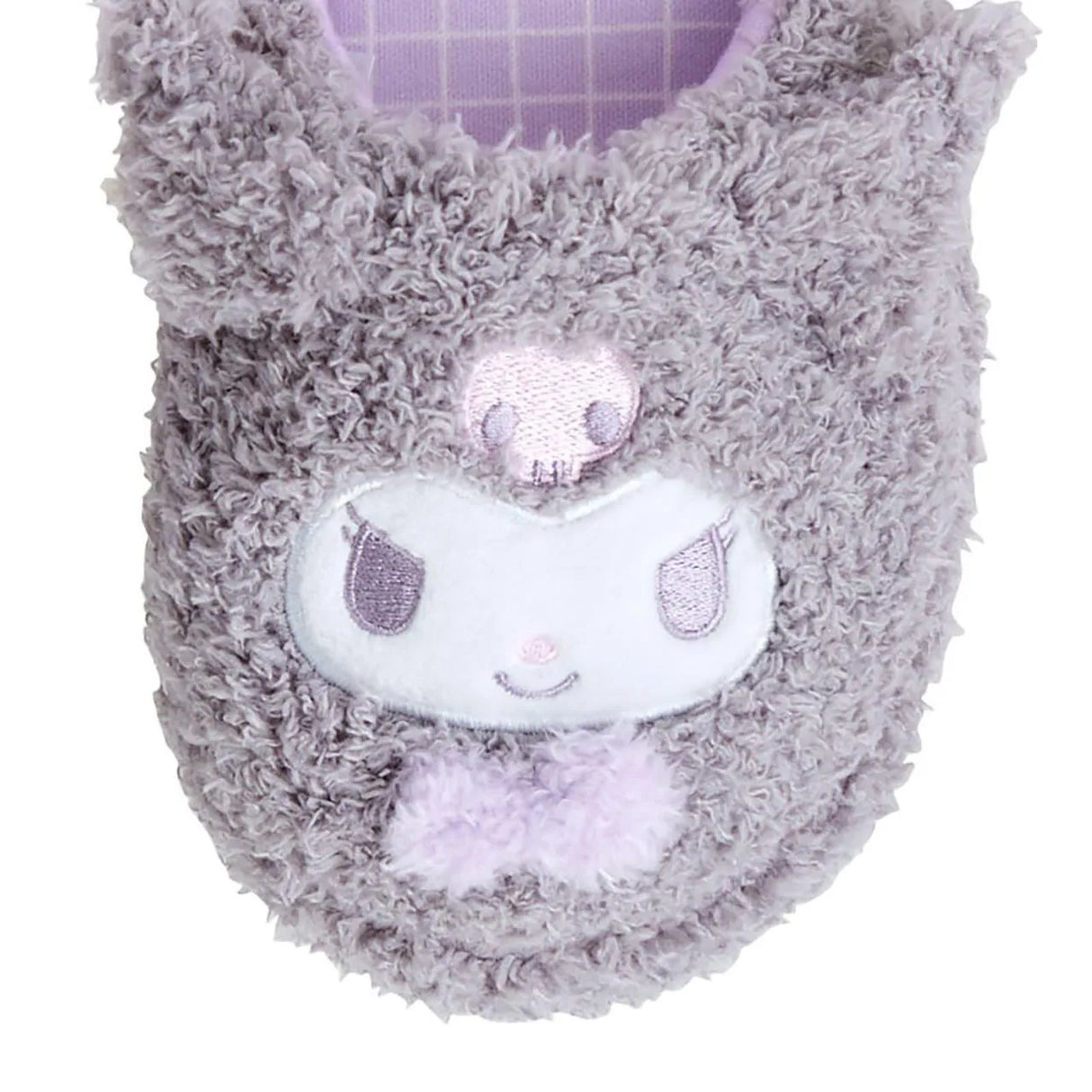 Sanrio Kids Face-Shaped Slippers Kuromi 18cm