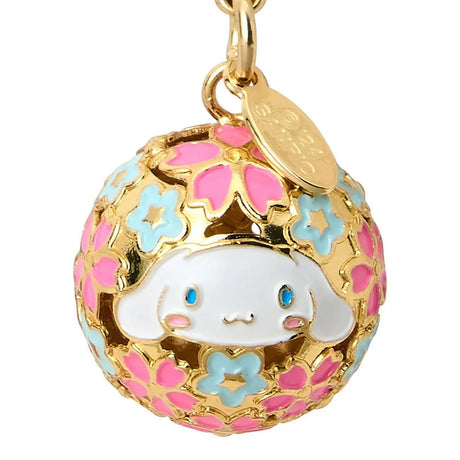 Sanrio Suzunetsuke Keychain Cinnamoroll Sakura