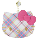 Sanrio Pass Case Hello Kitty Dress Tartan Series