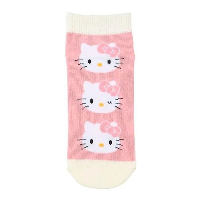 Sanrio三丽鸥印花袜子Hello Kitty 16-18cm 3双
