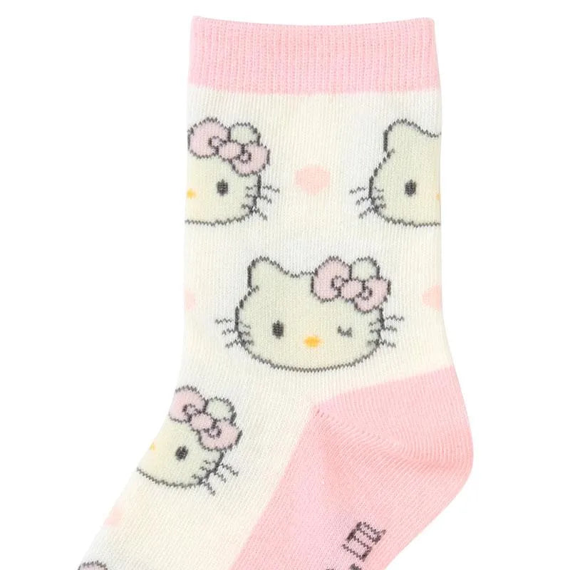 Sanrio三丽鸥印花袜子Hello Kitty 13-15cm 3双