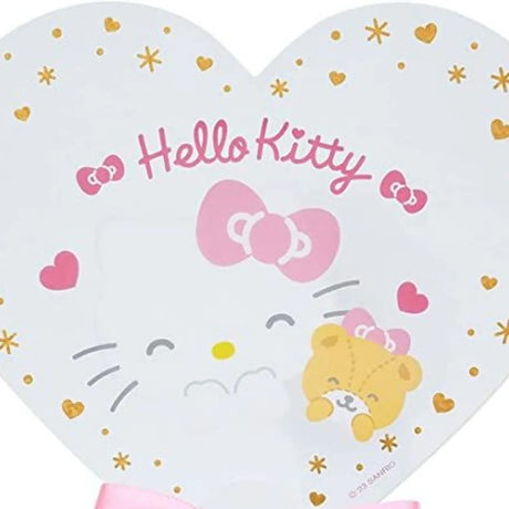 Sanrio三丽鸥心形透明扇子Hello Kitty