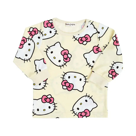 Sanrio三丽鸥儿童长袖睡衣居家服套装Hello Kitty 120cm
