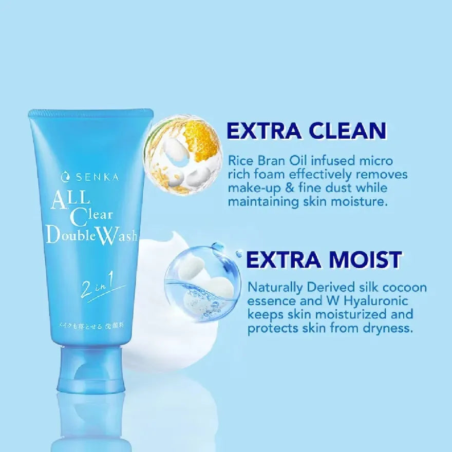 Shiseido Senka All Clear Double Wash 120g