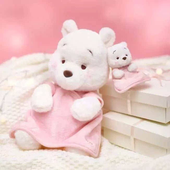 Disney Winnie The Pooh Plush Toy Pink White