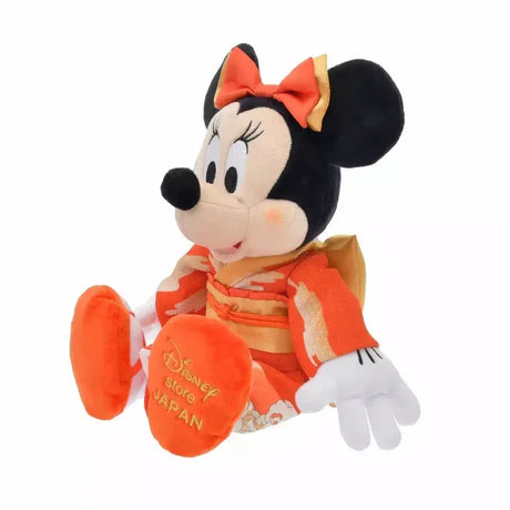 Disney迪士尼和服米妮坐姿玩偶25cm