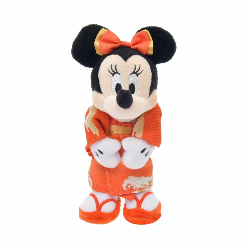 Disney Plush Toy Kimono Minne Red 18cm