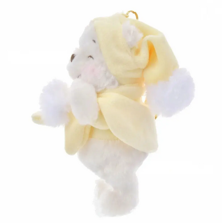 Disney Plush Mascot Keychain Pooh White Pooh Fruit Color Cape 27cm