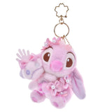Disney Plush Keychain Stitch & Scrump Sakura