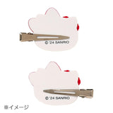 Sanrio三丽鸥碎钻刘海发夹粉色Hello Kitty 2枚