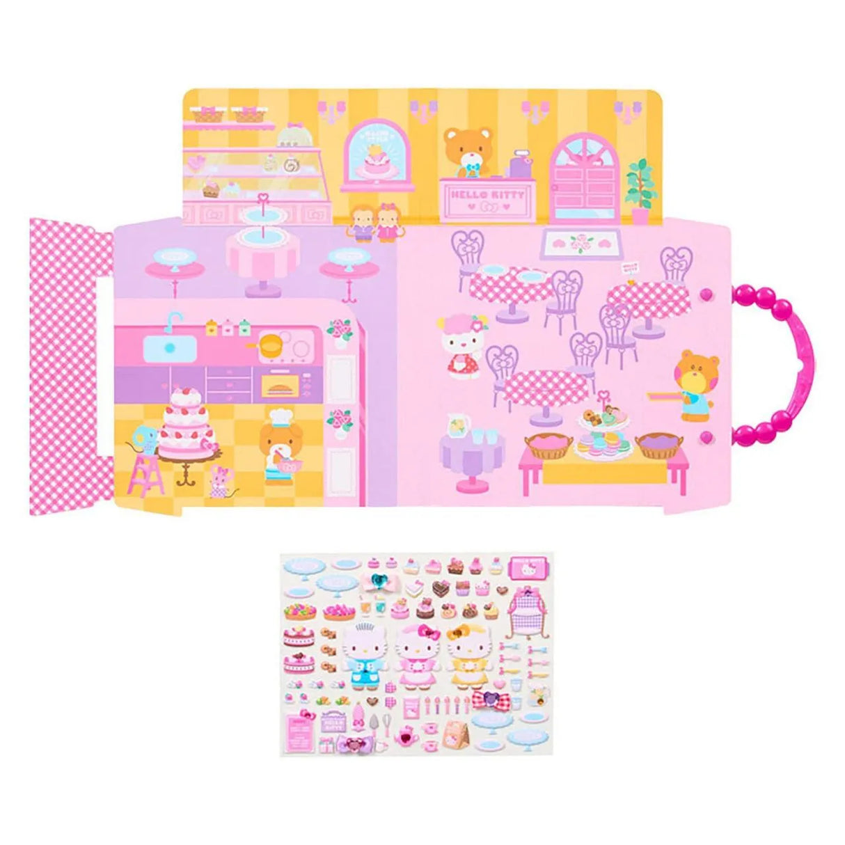 Sanrio Playable Sticker Set Dear Daniel & Hello Kitty & Hello Mimmy