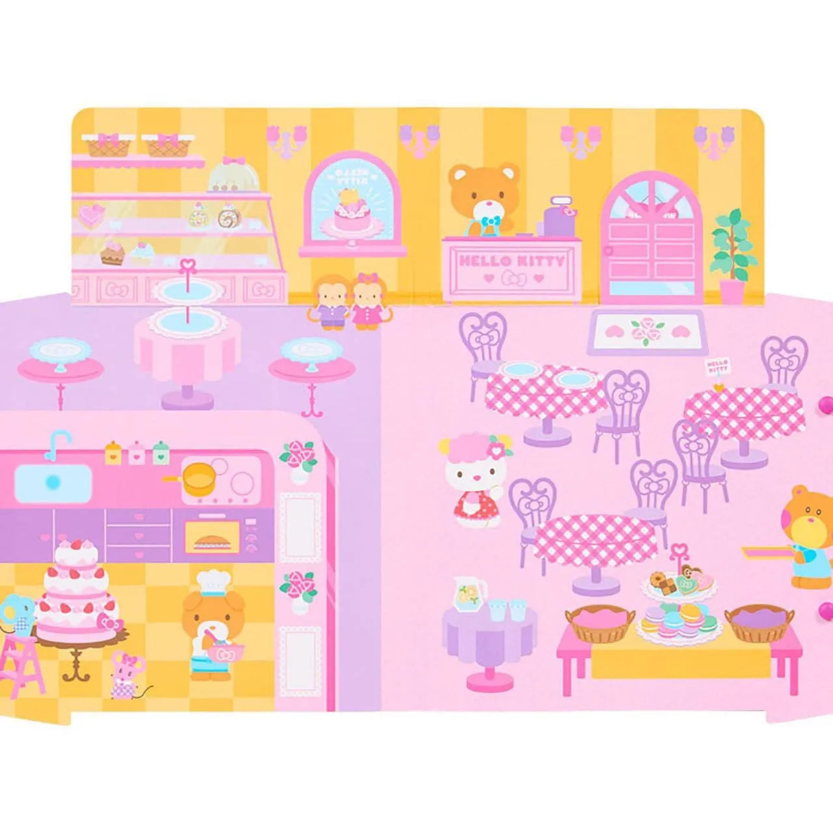 Sanrio Playable Sticker Set Dear Daniel & Hello Kitty & Hello Mimmy
