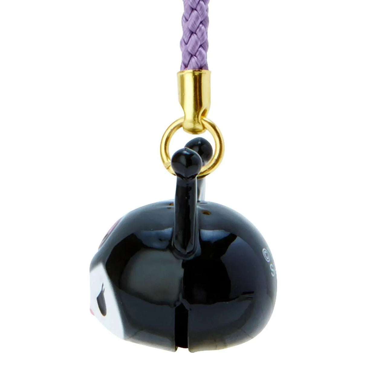 Sanrio Face-shaped Bell Netsuke Kuromi