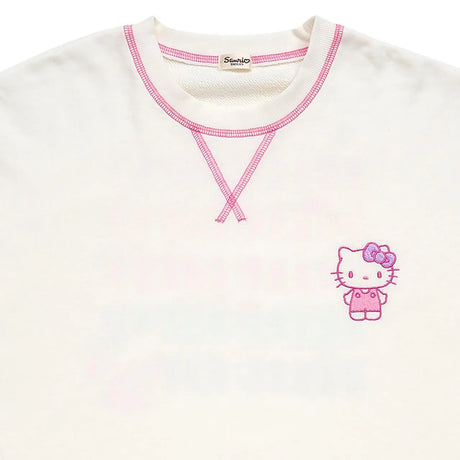 Sanrio三丽鸥圆领罗纹卫衣Hello Kitty 2025 (尺寸:79-94cm)
