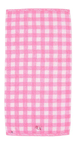 Sanrio三丽鸥今治格纹纯棉浴巾美乐蒂