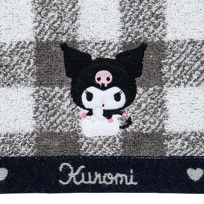 Sanrio Imabari Face Towel Kuromi
