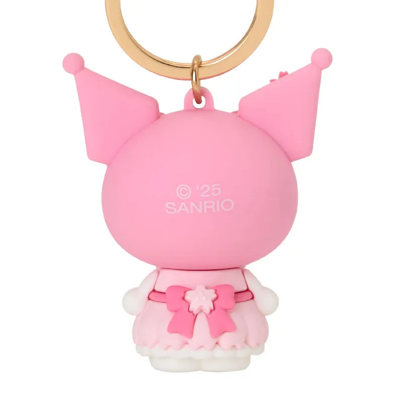 Sanrio 3D Keychain Kuromi Sakura 2025