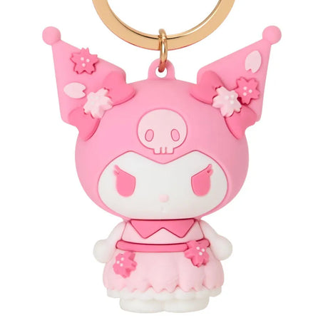 Sanrio 3D Keychain Kuromi Sakura 2025