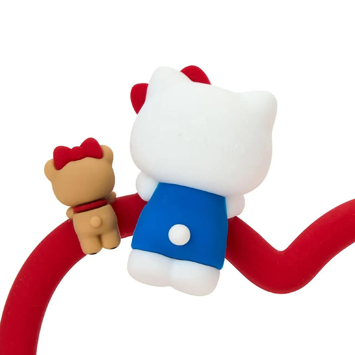 Sanrio三丽鸥心形硅胶手机挂绳腕带Hello Kitty