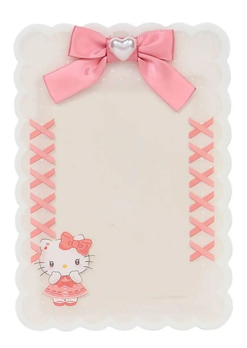 Sanrio Hard Card Case Hello Kitty Enjoy Idol Ribbon