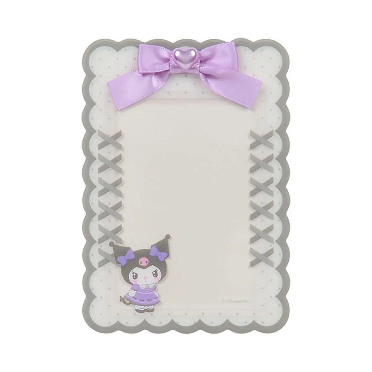Sanrio Hard Card Case Kuromi Enjoy Idol Ribbon
