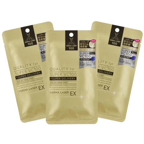 Quality 1st Derma Laser EX Super VC 100 Mask 3pcs