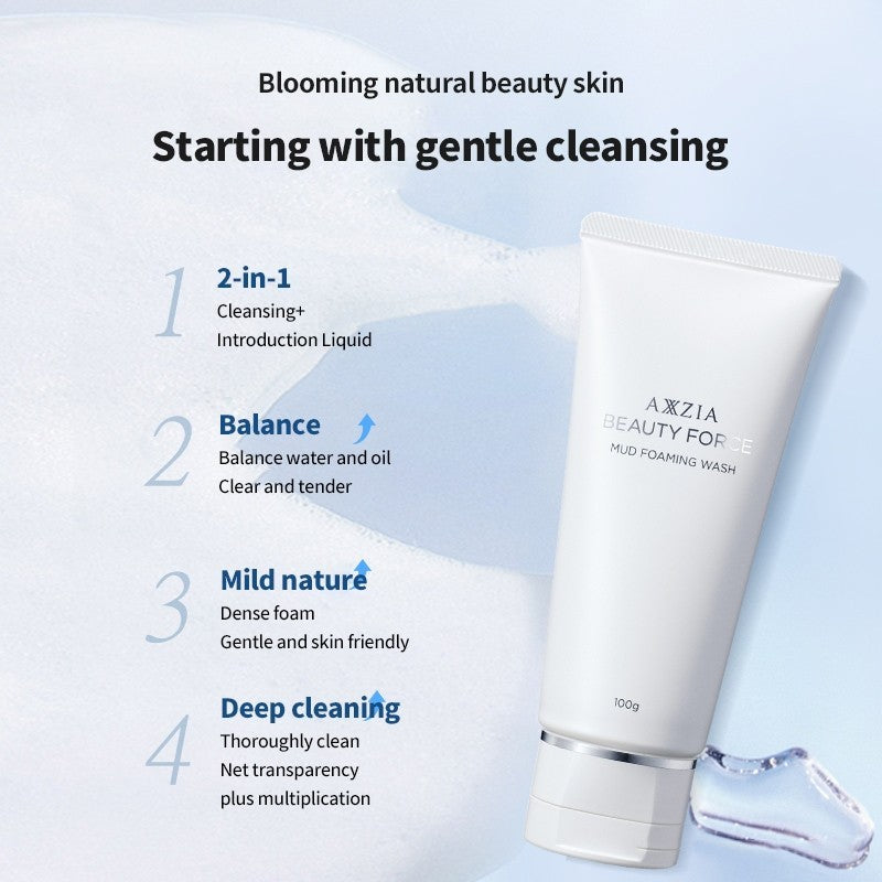 Axxzia Beauty Force Mud Foaming Wash 100g