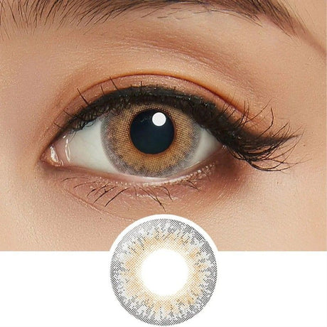 LIL Moon 1-Day Contact Lenses Cream Grege -4.50 10pcs