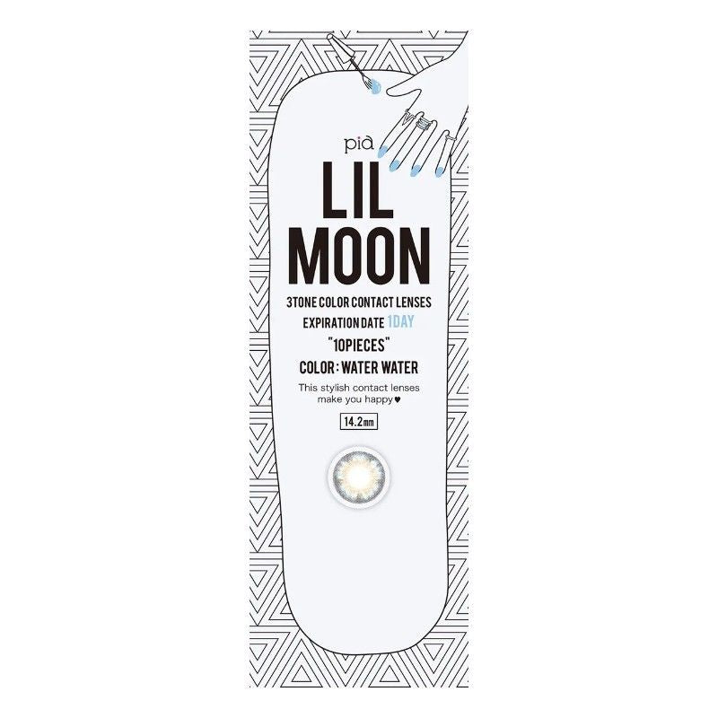 LIL MOON 1-Day Colored Contact Lens Water Water -1.50 10pcs