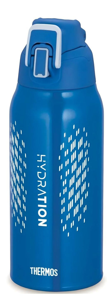 Thermos Sports Water Bottle Blue Silver 800ml