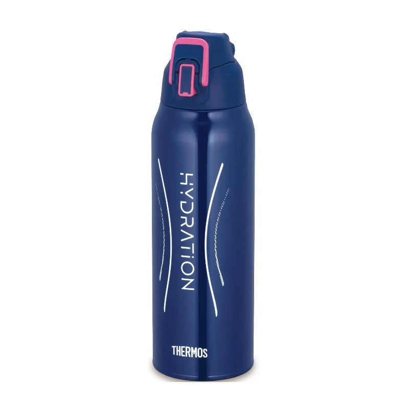 Thermos膳魔师蓝粉渐变运动保冷水壶 1000ml