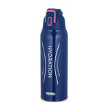 Thermos膳魔师蓝粉渐变运动保冷水壶 1000ml